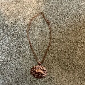 Concho necklace